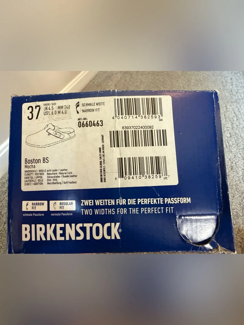 Birkenstock Boston Suede Clog - Mocha